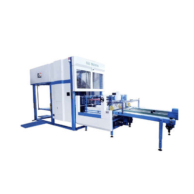 ملحق آلة تكديس الوجه المزدوج الأوتوماتيكية DS مع آلة الترقق المموج