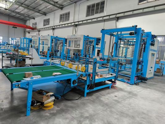 التراكم الآلي بالكامل مع آلة التراكم الآلي لإنتاج الورق المقوى المموج بسرعة عالية