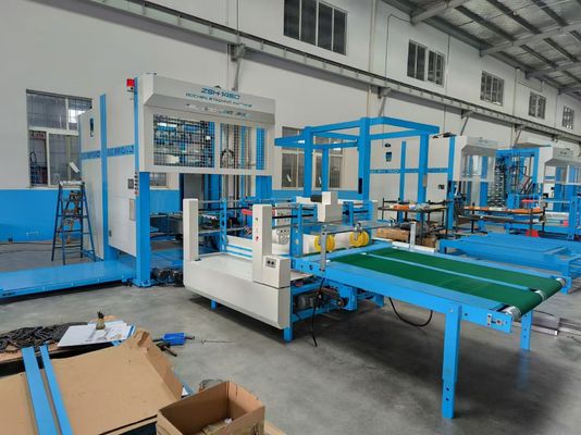 نظام التراص المتقدم ومصفوفة البوق مع آلة التراص الآلي لإنتاج الورق المقوى المموج