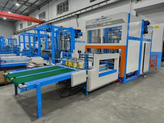 مكدس منصات قلاب أوتوماتيكي بالكامل للألواح المموجة 12000 قطعة/ساعة