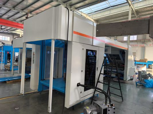 آلة تغليف الفلوت عالية السرعة مع سرعة خط قصوى تبلغ 210 متر/دقيقة وأقصى حجم للورقة 1500*1500 ملم لتغليف الورق المقوى