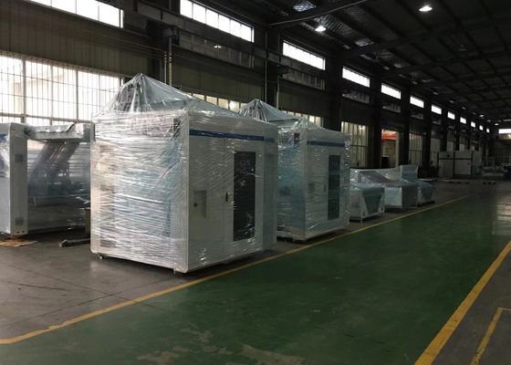 20KW 1500mm آلة تصفيح الصندوق المموج عالية السرعة عالية الدقة أوتوماتيكية بالكامل